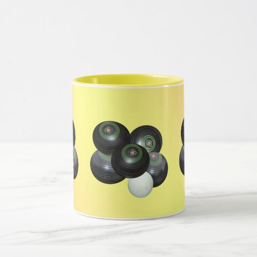 Lemon Peach Lawn Bowls, Coffee Mok (Midden)