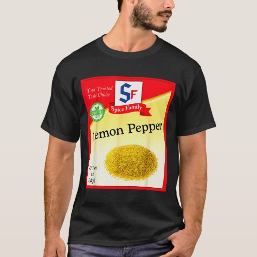 Lemon Pepper Condiment Costume Holiday Sce Costume T-shirt (Voorkant)