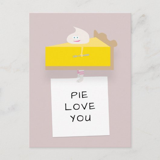 Lemon Pie Briefkaart (Voorkant)