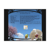 Lemon Pie Recipe Briefkaart