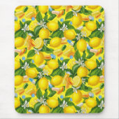 Lemon Pill Pattern Apotheek Muismat (Voorkant)