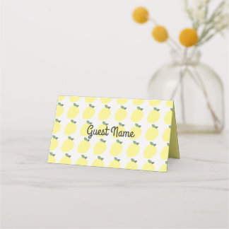 Lemon Place Cards 1 [Gepersonaliseerd]