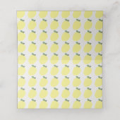 Lemon Place Cards 2 [gepersonaliseerd] (Binnenkant ongevouwen)
