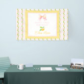 Lemon premier anniversaire bannière vinyle grand-m (Salon professionnel)