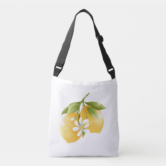 Lemon Print Crossbody Tas (Voorkant)