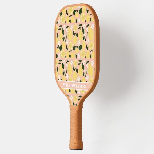 Lemon Print Gepersonaliseerd Preppy Pickleball Pad Pickleball Paddle (Links)