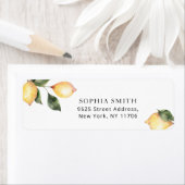 Lemon Return Address Label (Insitu)