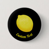 Lemon Ronde Button 5,7 Cm (Voorkant)