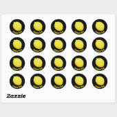 Lemon Ronde Sticker (Vel)