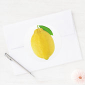 Lemon Ronde Sticker (Envelop)