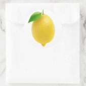 Lemon Ronde Sticker (Tas)