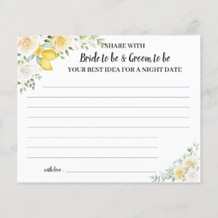Lemon& Roses delen een Bruidsbruiloft Card Flyer
