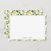 Lemon Season | Notitiekaartje (Voorkant / Achterkant)