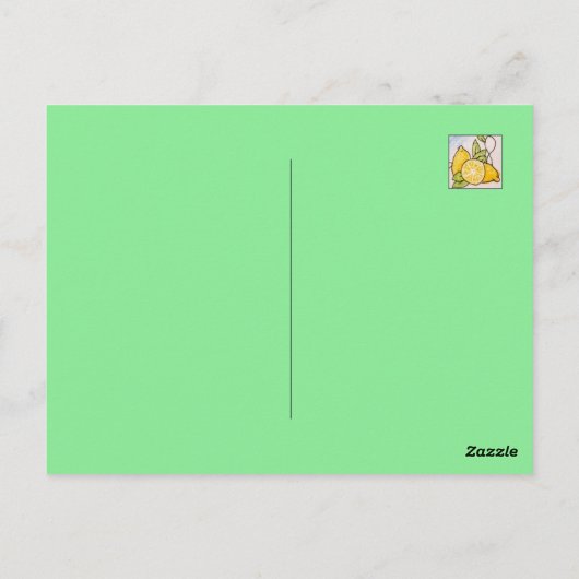 Lemon Shark Briefkaart (Achterkant)