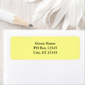 Lemon Sherbet Etiket (Insitu)