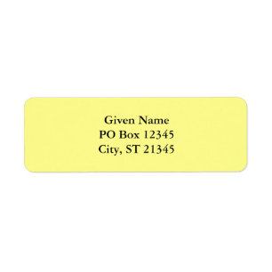 Lemon Sherbet Etiket