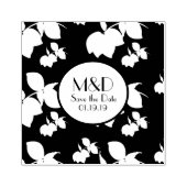 Lemon Silohuette Save the Date Wedding Initiaal Rubberstempel (Afrduk)
