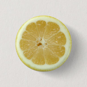 Lemon Slice-Button Ronde Button 3,2 Cm
