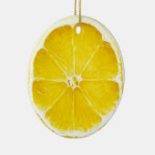 Lemon Slice Dble-sided Ornament (Rechts)