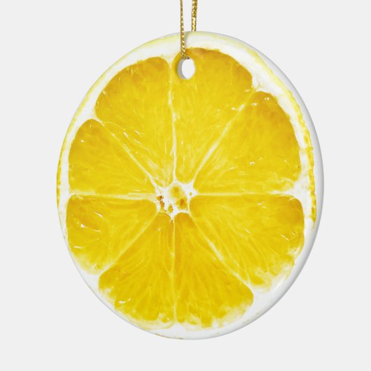 Lemon Slice Dble-sided Ornament (Links)