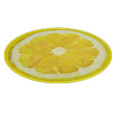 Lemon Slice Geometric Design Fruit Snijplank (Hoek)