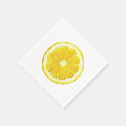 Lemon Slice Geometrische Design servetten (Hoek)