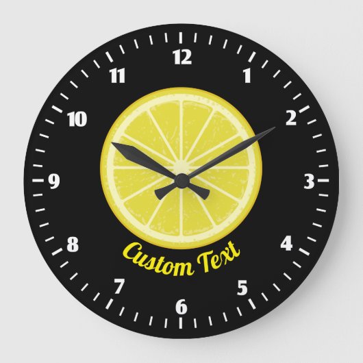 Lemon Slice Grote Klok (Voorkant)
