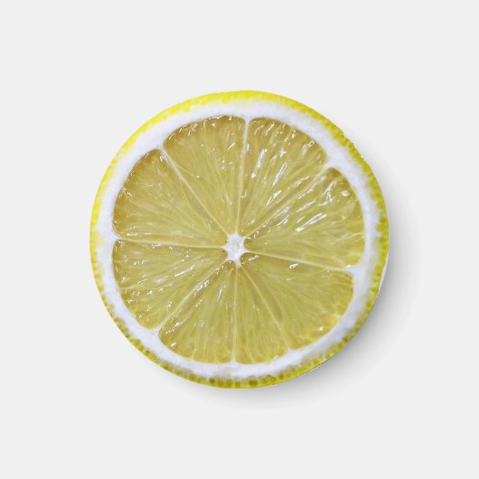 Lemon slice novelty kitchen fridge magnet magneet (Voorkant)