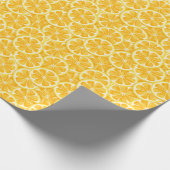 Lemon slice pattern cadeaupapier (Hoek)