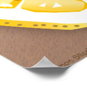 Lemon Slice-Poster Poster (Hoek)