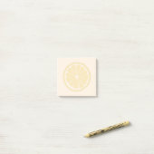 Lemon Slice Print Sticky Notes (Op bureau)