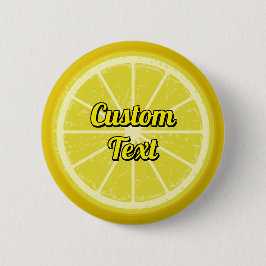 Lemon Slice Ronde Button 5,7 Cm