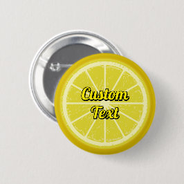 Lemon Slice Ronde Button 5,7 Cm