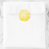 Lemon Slice Ronde Sticker (Tas)