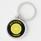 Lemon Slice Sleutelhanger (Voorkant)