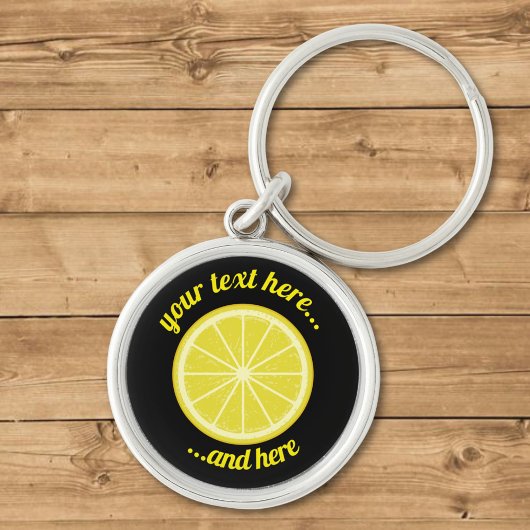 Lemon Slice Sleutelhanger