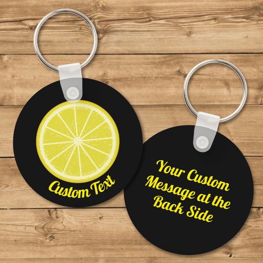 Lemon Slice-Sleutelhanger Sleutelhanger