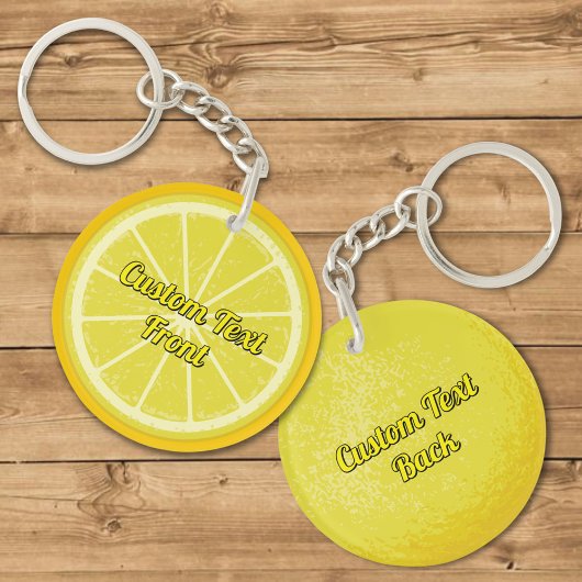 Lemon Slice-Sleutelhanger Sleutelhanger