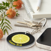 Lemon Slice-Sleutelhanger Sleutelhanger (Voorkant Rechts)