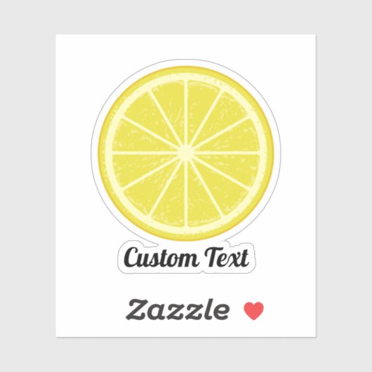 Lemon Slice Sticker (Vel)