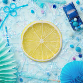 Lemon Slice Summer Party Paper Borden Papieren Bordje (Feest)