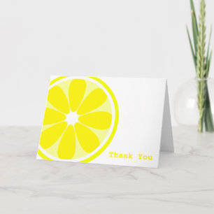 Lemon Slice Thank You Card Bedankkaart