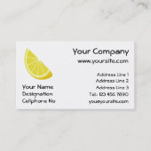 Lemon Slice Visitekaartje (Voorkant)