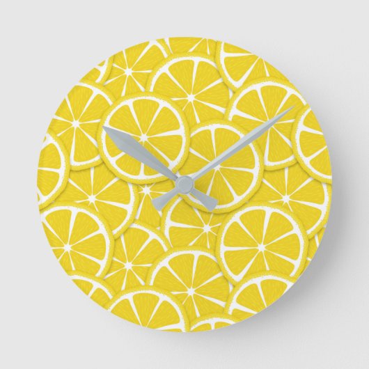 Lemon Slices Kitchen Wall klok (Voorkant)