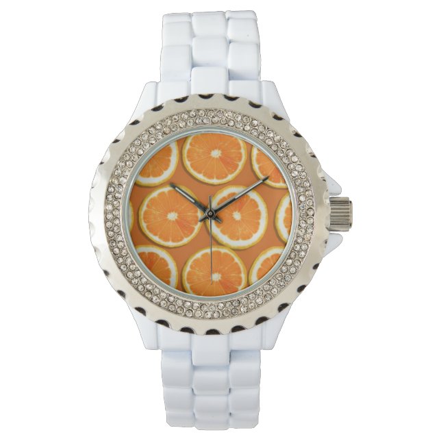 Lemon Slices Pattern Horloge (Voorkant)