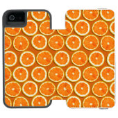Lemon Slices Pattern Incipio iPhone Portemonnee Hoesje (Agenda Open)