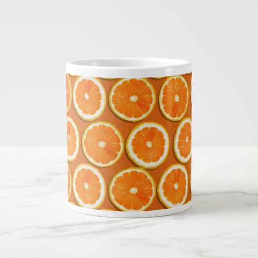 Lemon Slices Pattern Jumbo Beker (Voorkant)