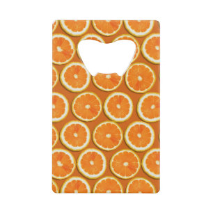 Lemon Slices Pattern Kredietkaart Flessenopener