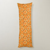 Lemon Slices Pattern Lichaamskussen (Achterkant (Verticaal))