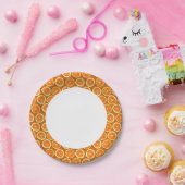 Lemon Slices Pattern Papieren Bordje (Feest)